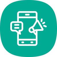 Sms Marketing Vector Icon Design