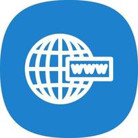 diseño de icono de vector de www