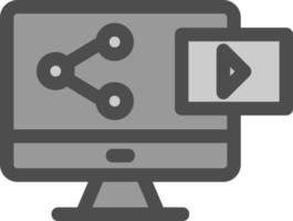 Sharing Content Vector Icon Design