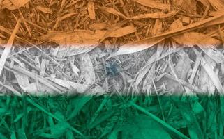 Indian flag texture as a background photo