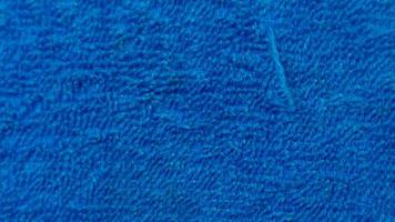 Blue towel texture as a background photo