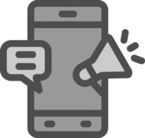 diseño de icono de vector de marketing de sms