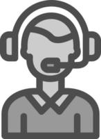 Customer Support Vector Icon Design