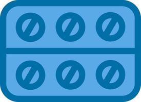 Tablet Package Vector Icon Design