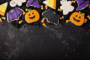 galletas de halloween decoradas con glaseado real foto