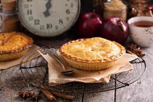 Apple pie with brown sugar and cinnamon photo