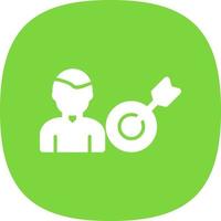 User Target Vector Icon Design