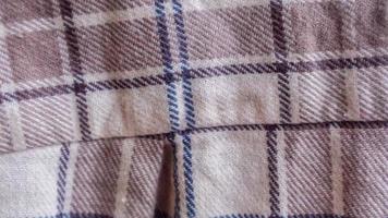 brown cloth texture with gingham as a background photo