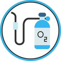 Oxygen Tank Vector Icon Design