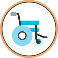 Wheelchair Vector Icon Design