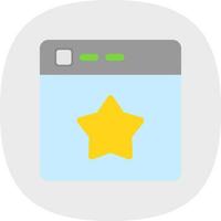 Website Rating Vector Icon Design