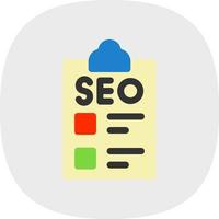 Seo Checklist Vector Icon Design