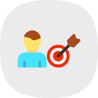 User Target Vector Icon Design