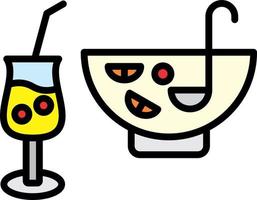 Punch Drink Vector Icon Design