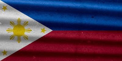 textura de la bandera de filipinas como fondo foto