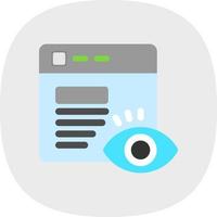 Page Visitors Vector Icon Design