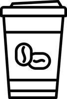 Coffee Cup Vector Icon Design