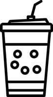 Bubble Tea Vector Icon Design