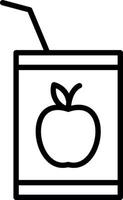 Juice Box Vector Icon Design