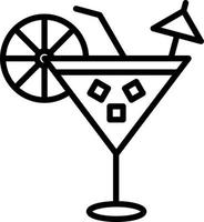 Cocktail Vector Icon Design