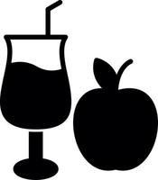 Apple Juice Vector Icon Design