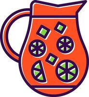 diseño de icono de vector de jarra de limonada