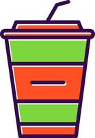 Milkshake Vector Icon Design