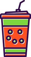 Bubble Tea Vector Icon Design