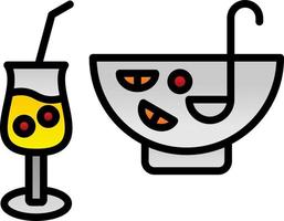 Punch Drink Vector Icon Design