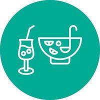 Punch Drink Vector Icon Design