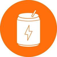 Energy Drink Vector Icon Design