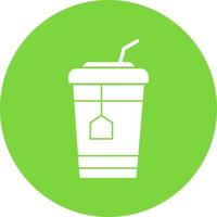 Ice Tea Vector Icon Design