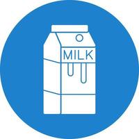 Milk Box Vector Icon Design