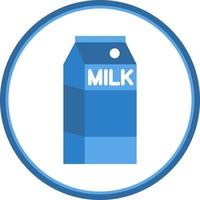 Milk Box Vector Icon Design