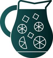 Lemonade Jug Vector Icon Design