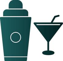 Cocktail Shaker Vector Icon Design