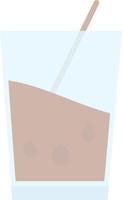 Chocolate Milk Vector Icon Design