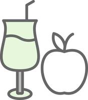 diseño de icono de vector de jugo de manzana