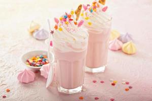 batidos de unicornio con chispas foto