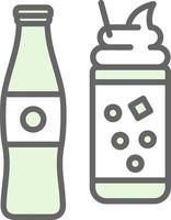 Cream Soda Vector Icon Design