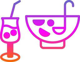 Punch Drink Vector Icon Design