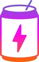 Energy Drink Vector Icon Design