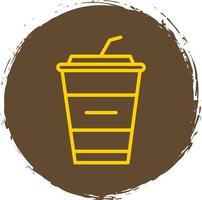 Milkshake Vector Icon Design