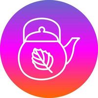 Tea Pot Vector Icon Design