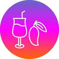 Mango Juice Vector Icon Design