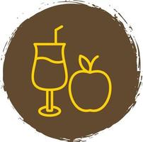 Apple Juice Vector Icon Design