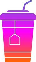 Ice Tea Vector Icon Design