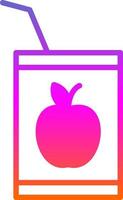 Juice Box Vector Icon Design