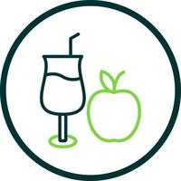 Apple Juice Vector Icon Design