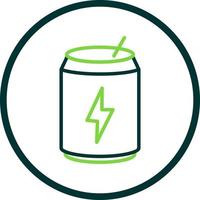 Energy Drink Vector Icon Design